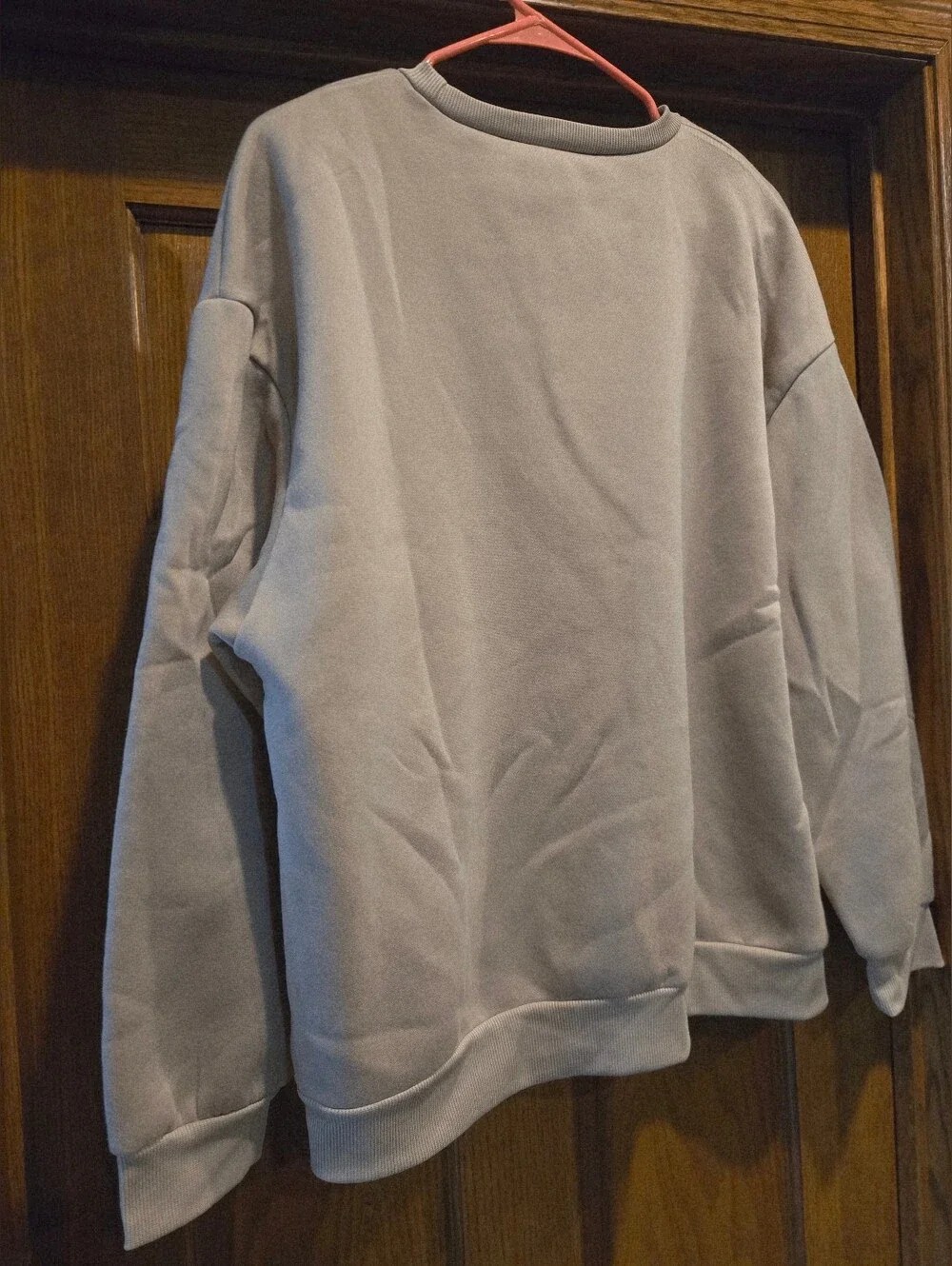 SHEIN Light Tan Sweatshirt with Red Boston Graphic - Picture 13 of 16